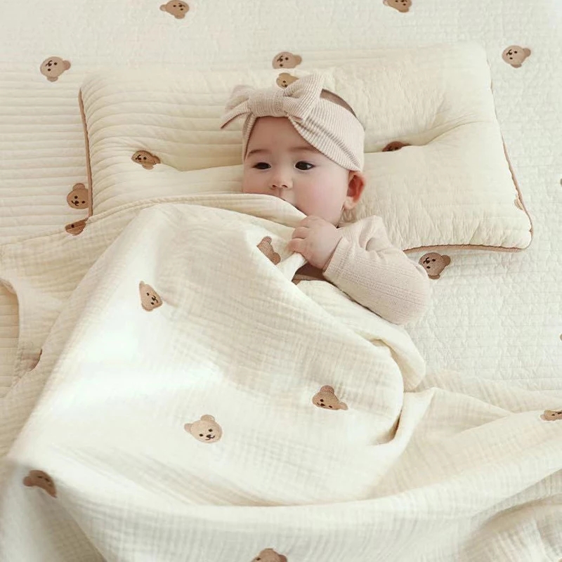 Baby Nursery Embroidery - MILANCEL Ins Hot Newborn Baby Dekentje