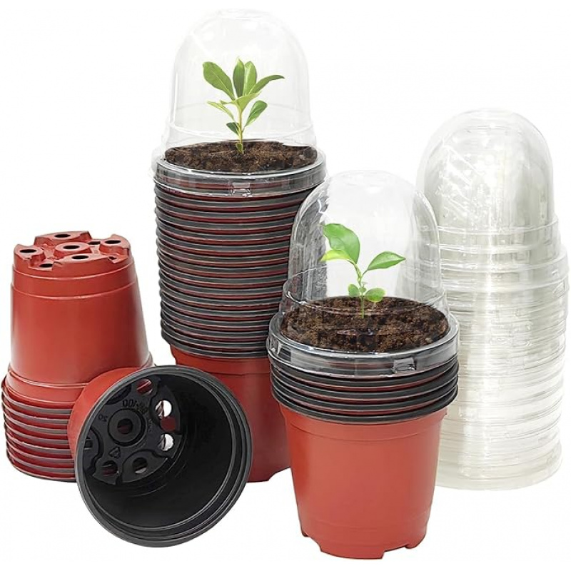 Baby Nursery Plants - Plantenkwekerijpot met vochtkoepel Zachte babypot, hoogwaardige