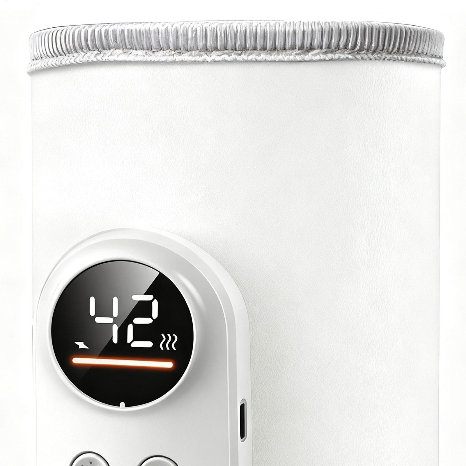 Baby Nursery Heater - Draagbare flessenwarmer USB-babyflesmelkverwarmer USB-aangedreven melkverwarmer voor