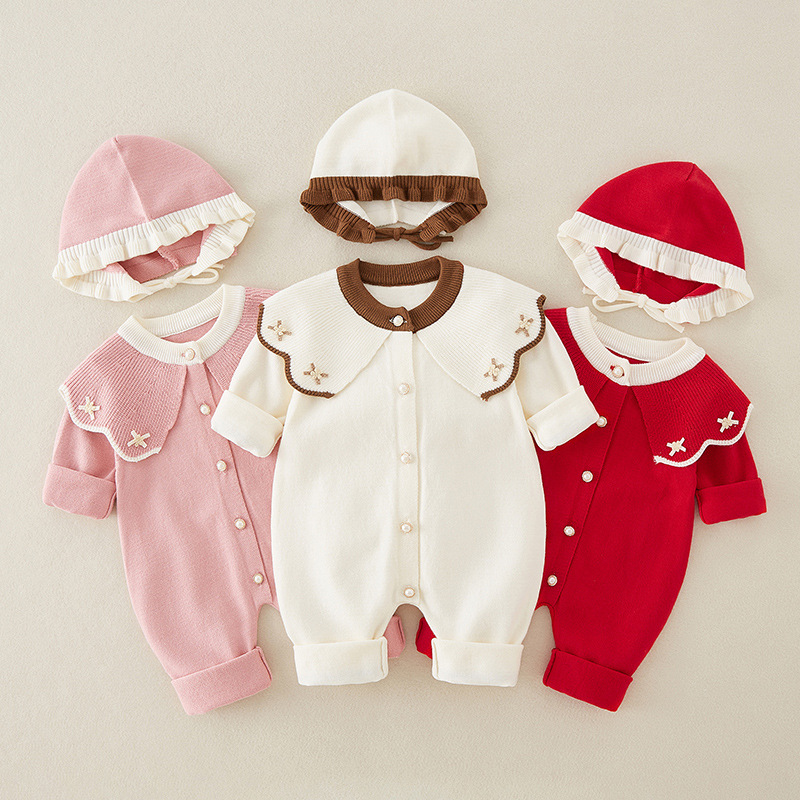 Baby Nursery Embroidery - Babykleding voor pasgeborenen Lente en herfst