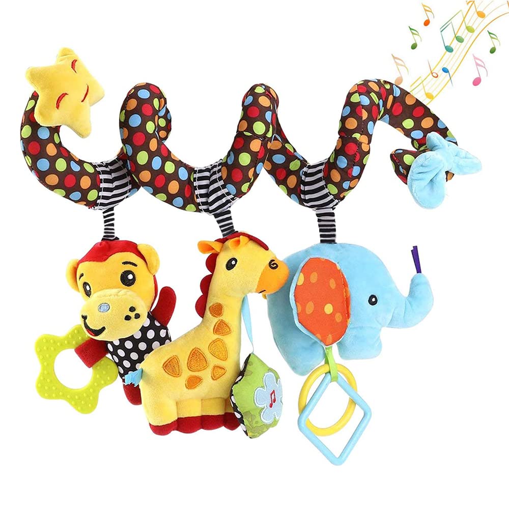 Crib Mobile Musical - Baby Autostoel Kinderwagen Spiraal Opknoping Speelgoed