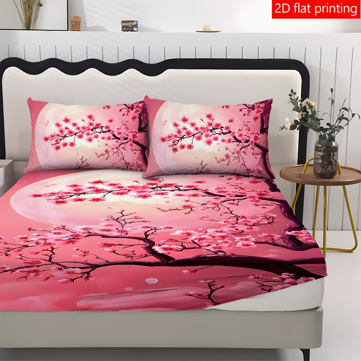 Roze Maan Kersenbloesemboom Pa - Baby Nursery Bedding recensie en prijs