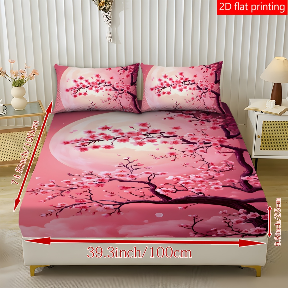 Roze Maan Kersenbloesemboom Pa - Baby Nursery Bedding recensie en prijs