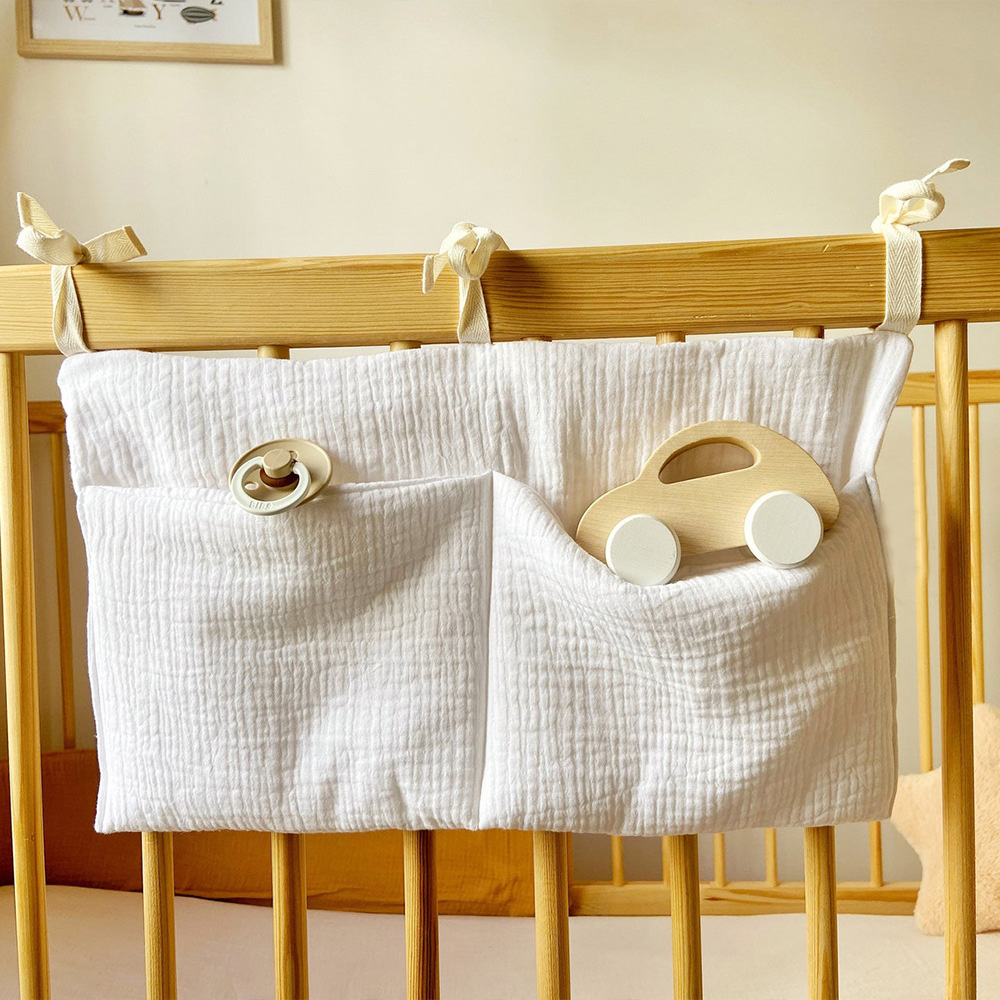 Muslin babybed organizer, kato - Baby Nursery Organization Ideas recensie en prijs