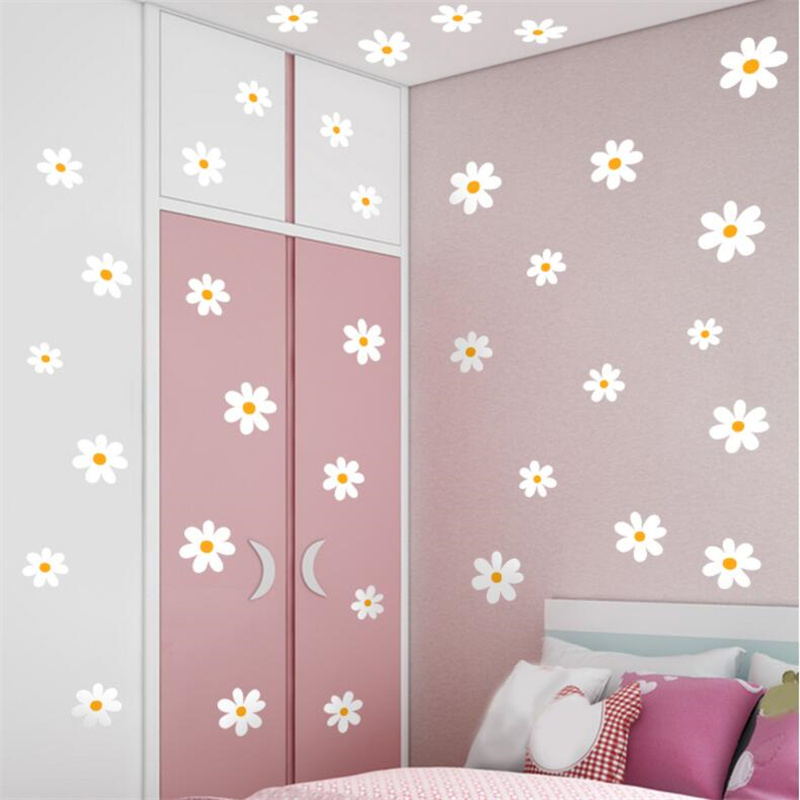 Bloemen Daisy Bloemen Wandstic - Baby Nursery Plants recensie en prijs