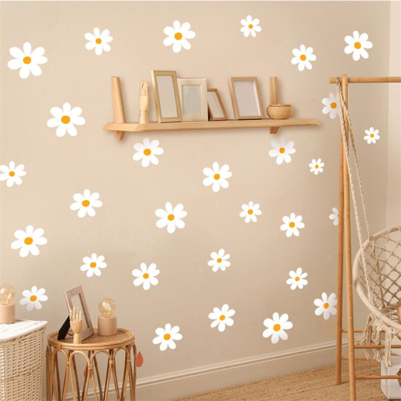 Bloemen Daisy Bloemen Wandstic - Baby Nursery Plants recensie en prijs