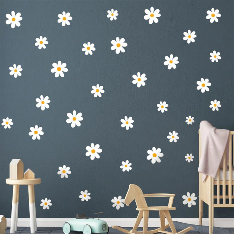 Bloemen Daisy Bloemen Wandstic - Baby Nursery Plants recensie en prijs