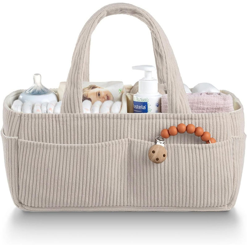 Ruime opvouwbare corduroy luie - Baby Nursery Organization Ideas recensie en prijs