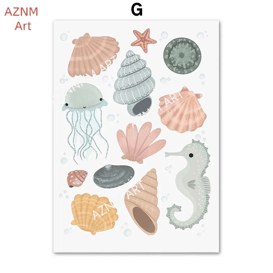 Under the Sea Nursery Wall Art - Baby Nursery Under The Sea recensie en prijs