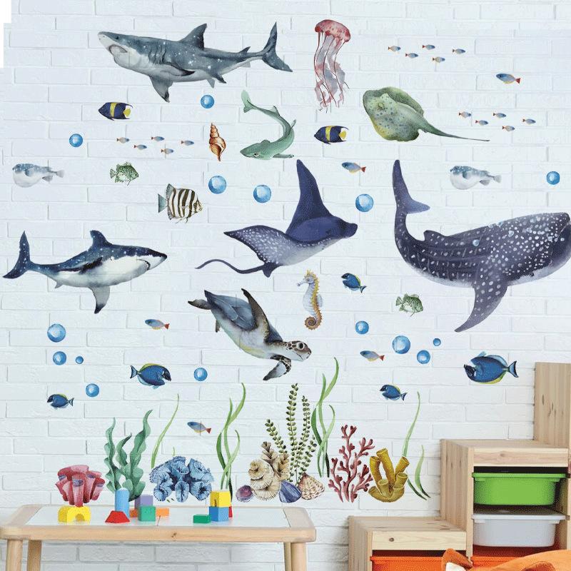 Nieuwste aquarel haaien oceaan - Baby Nursery Ocean recensie en prijs