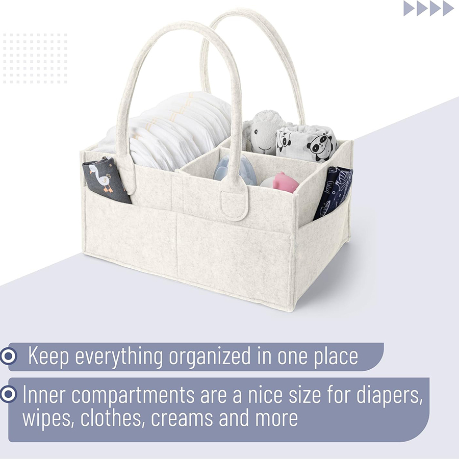 Baby Felt Opbergmandje voor de - Baby Nursery Organization Ideas recensie en prijs
