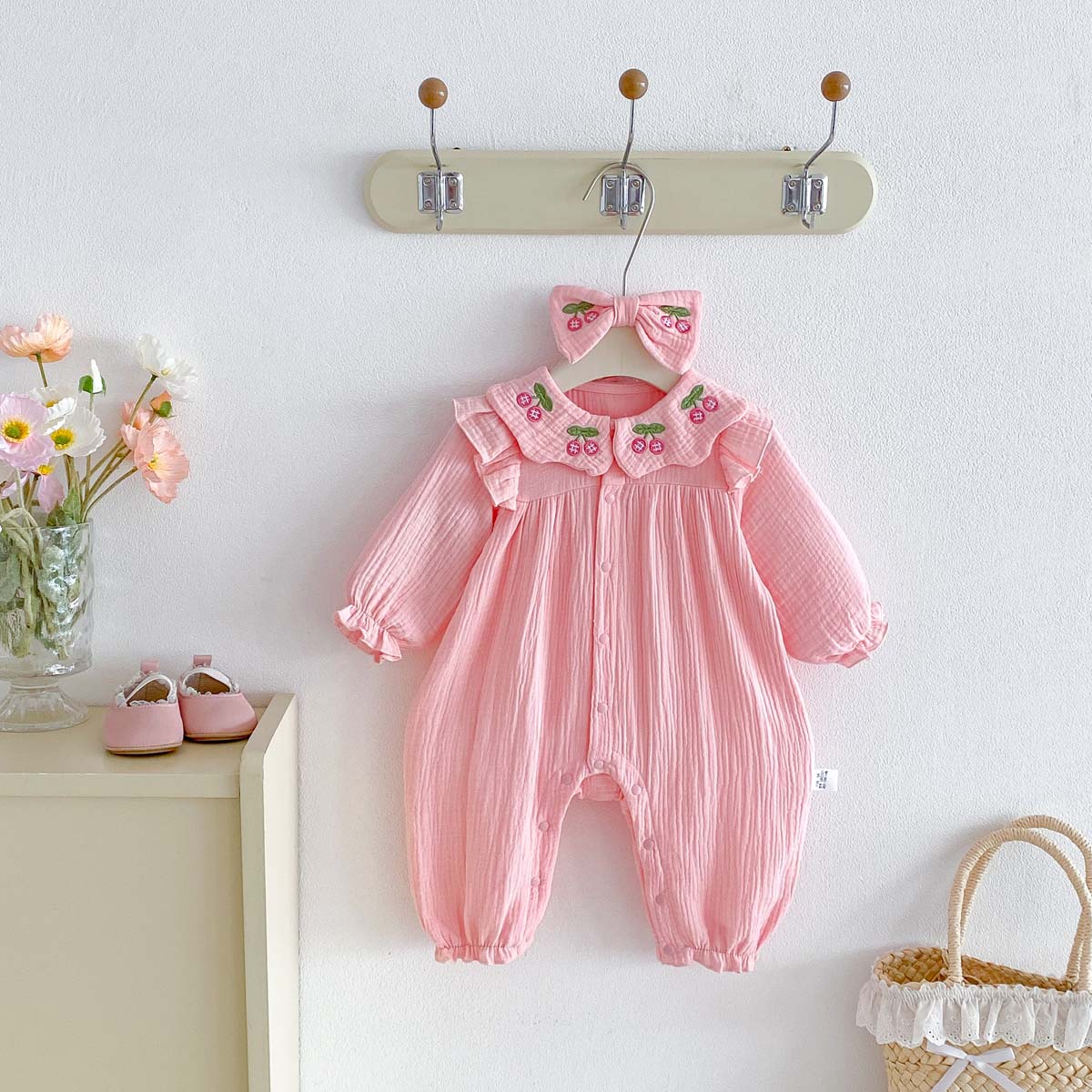 Pasgeboren babymeisjes lente h - Baby Nursery Embroidery recensie en prijs