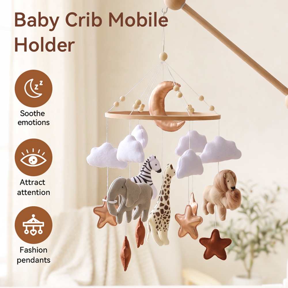 Houten bedbel babywieg mobiel  - Crib Mobile Musical recensie en prijs