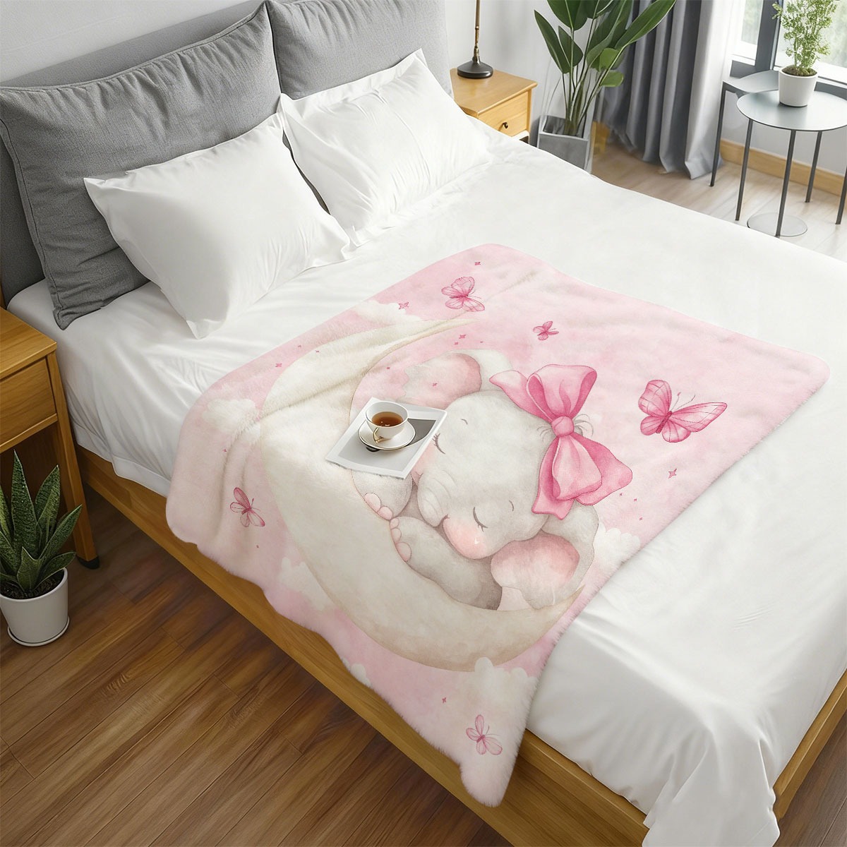 Pluche Baby Olifant Maan Deken - Baby Nursery In Hospital recensie en prijs
