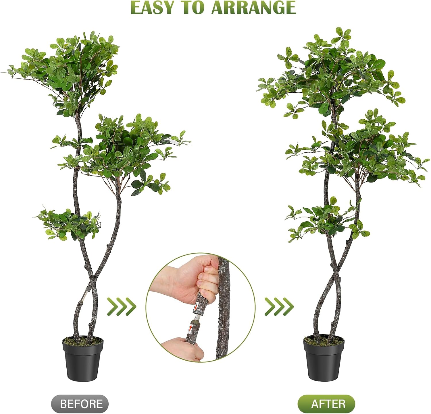 Kunstplanten voor binnen, 5/6  - Baby Nursery Plants recensie en prijs