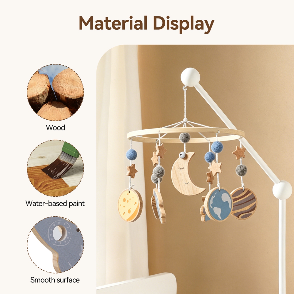 0-12M Babykamerdecoratie CE-ge - Crib Mobile Musical recensie en prijs