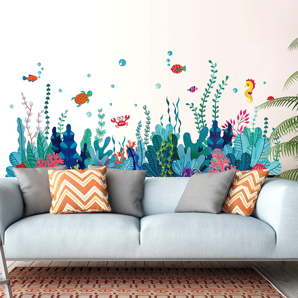 Grote onder de zeegras muursti - Baby Nursery Under The Sea recensie en prijs
