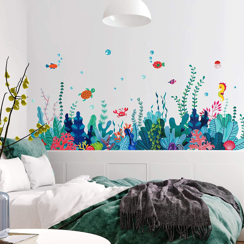 Grote onder de zeegras muursti - Baby Nursery Under The Sea recensie en prijs