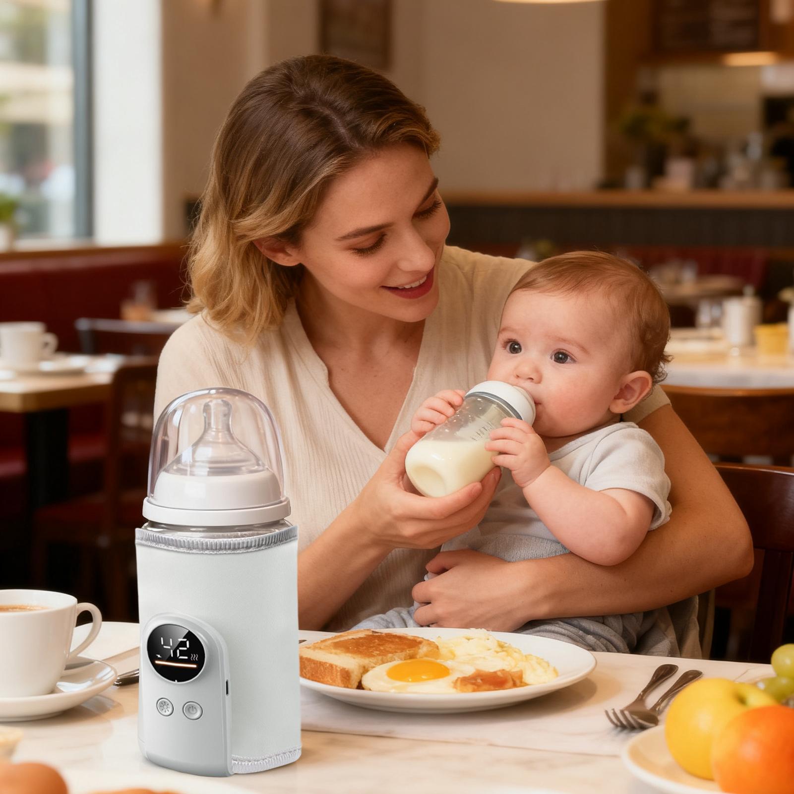 Draagbare fleswarmer USB babyf - Baby Nursery Heater recensie en prijs