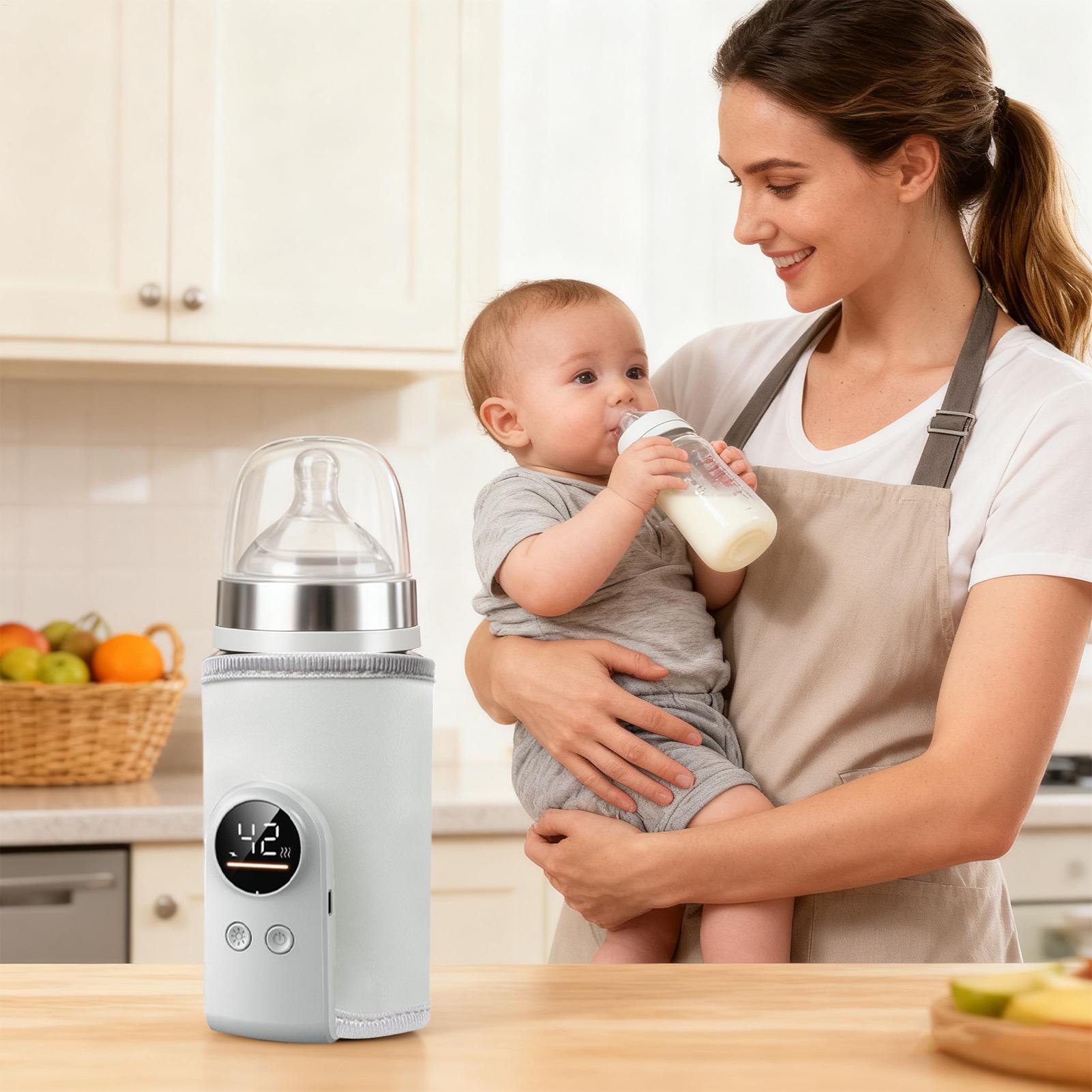 Draagbare fleswarmer USB babyf - Baby Nursery Heater recensie en prijs