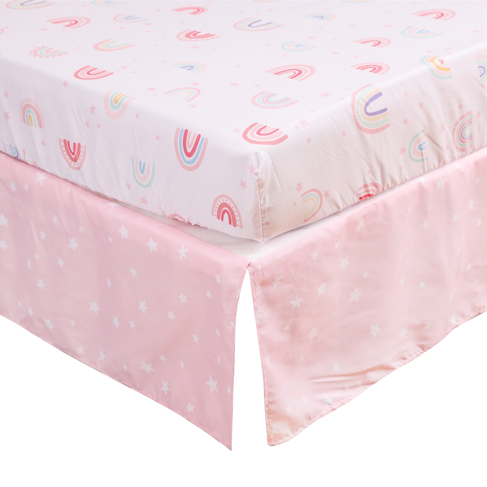 3 Stuks Regenboog Baby Baby Wi - Baby Nursery Bedding recensie en prijs