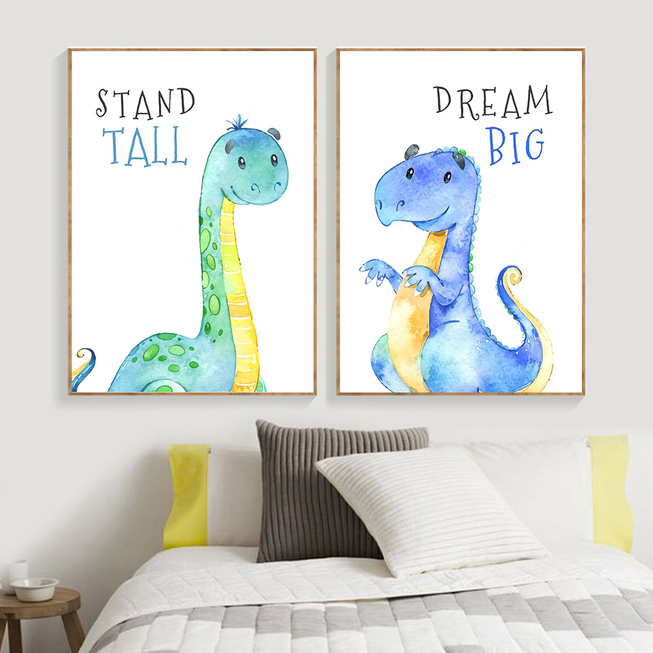 Cartoon Dinosaurus Quotes Wall - Baby Boy Nursery Quotes recensie en prijs