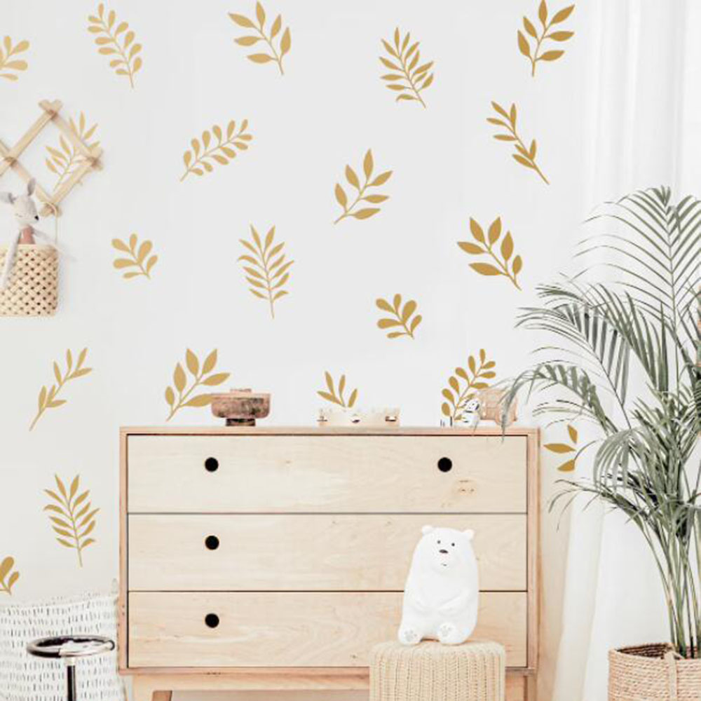 41 stuks botanische blad muurs - Baby Nursery Plants recensie en prijs