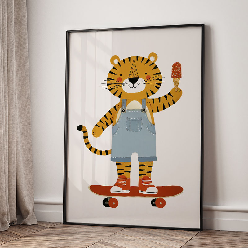Grappige cartoon dieren auto b - Baby Nursery Animal Pictures recensie en prijs