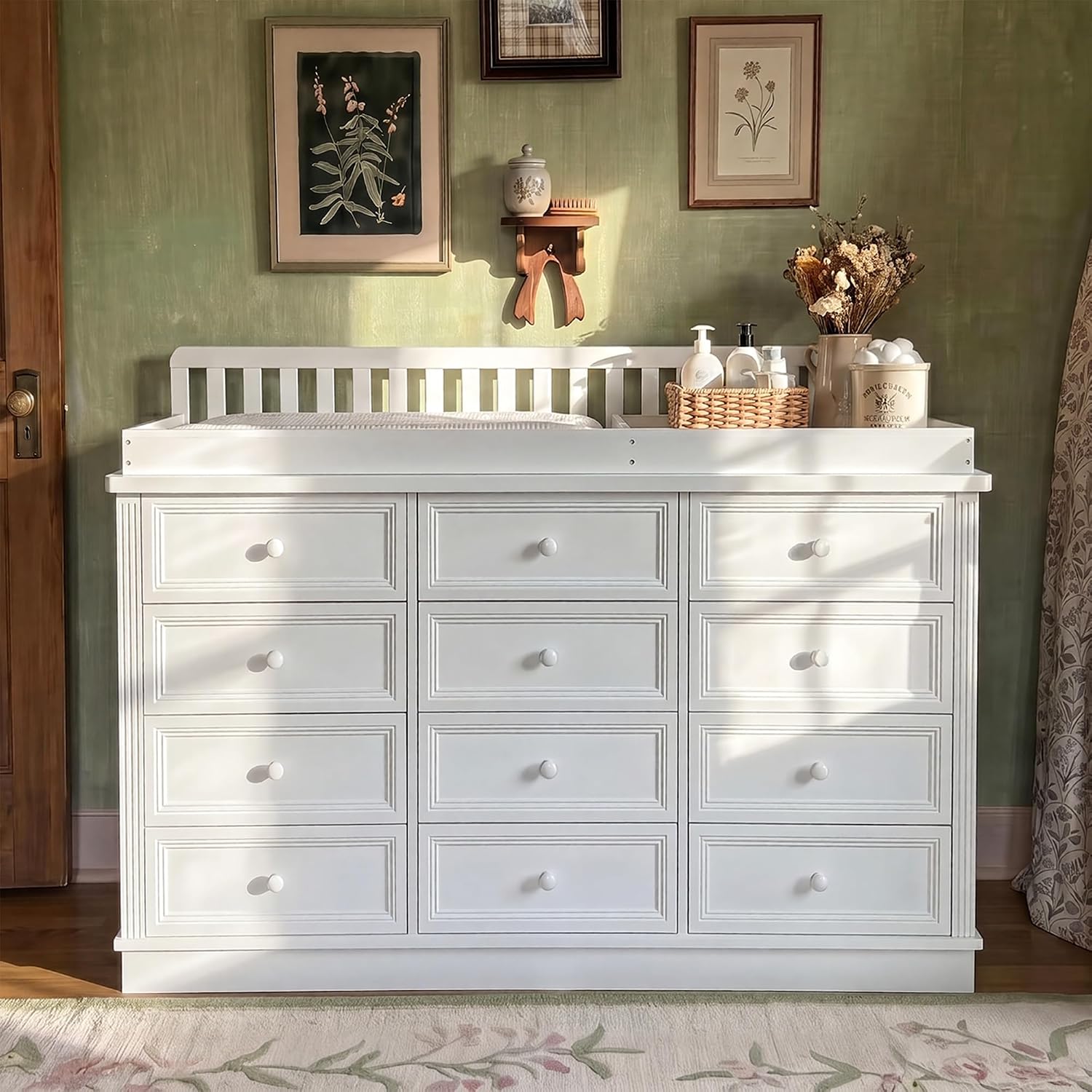 Babyverschoontafel met commode - Baby Nursery Dresser Changing Table recensie en prijs