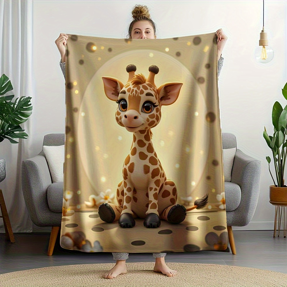 Schattige giraffeprint fleece  - Baby Nursery In Hospital recensie en prijs