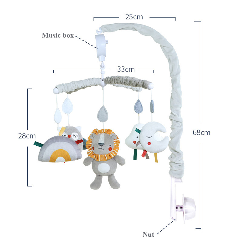Babywieg Mobiel Bed Bel Rammel - Crib Mobile Musical recensie en prijs
