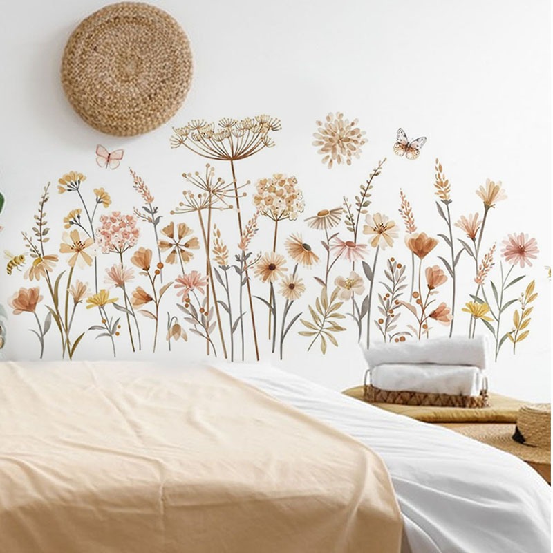 Boho paardenbloem bloem muurst - Baby Nursery Plants recensie en prijs