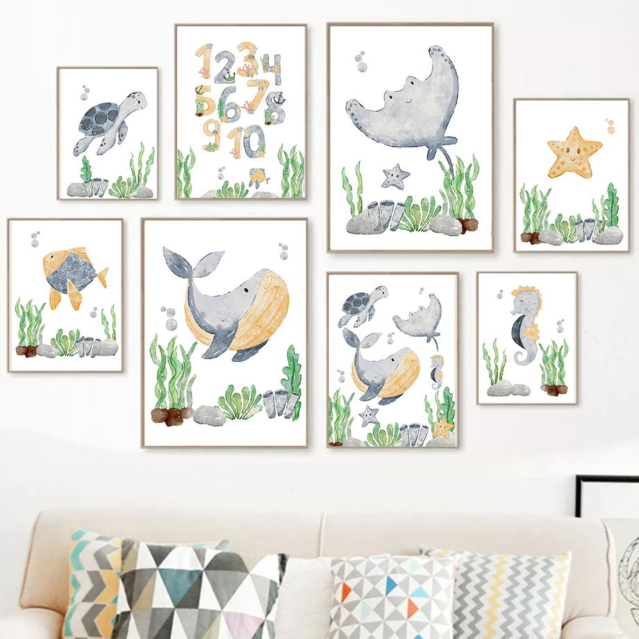 Duivelvis Walvis Zeepaardje Sc - Baby Nursery Ocean recensie en prijs